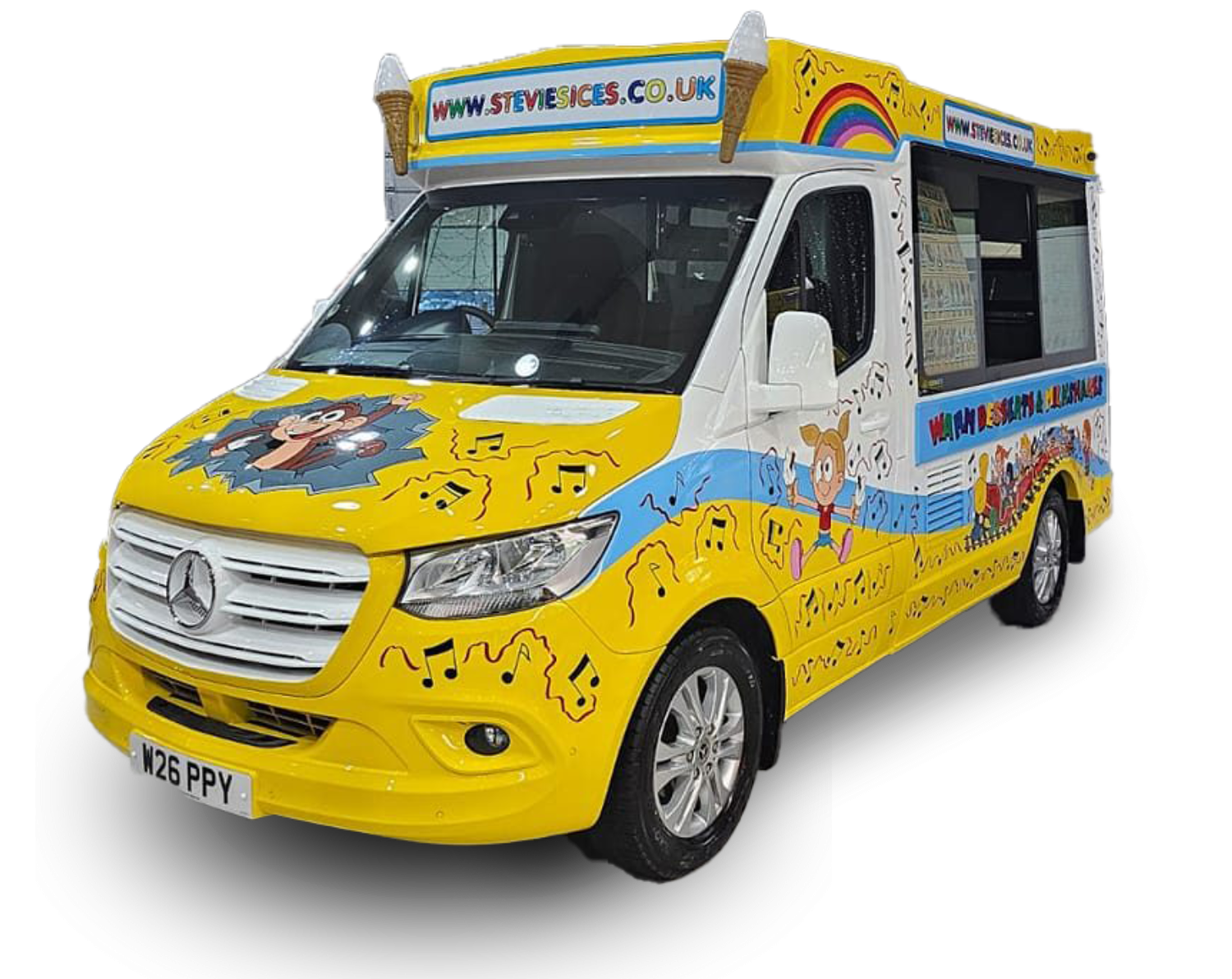 Stevies Ices Ice Cream Van hire